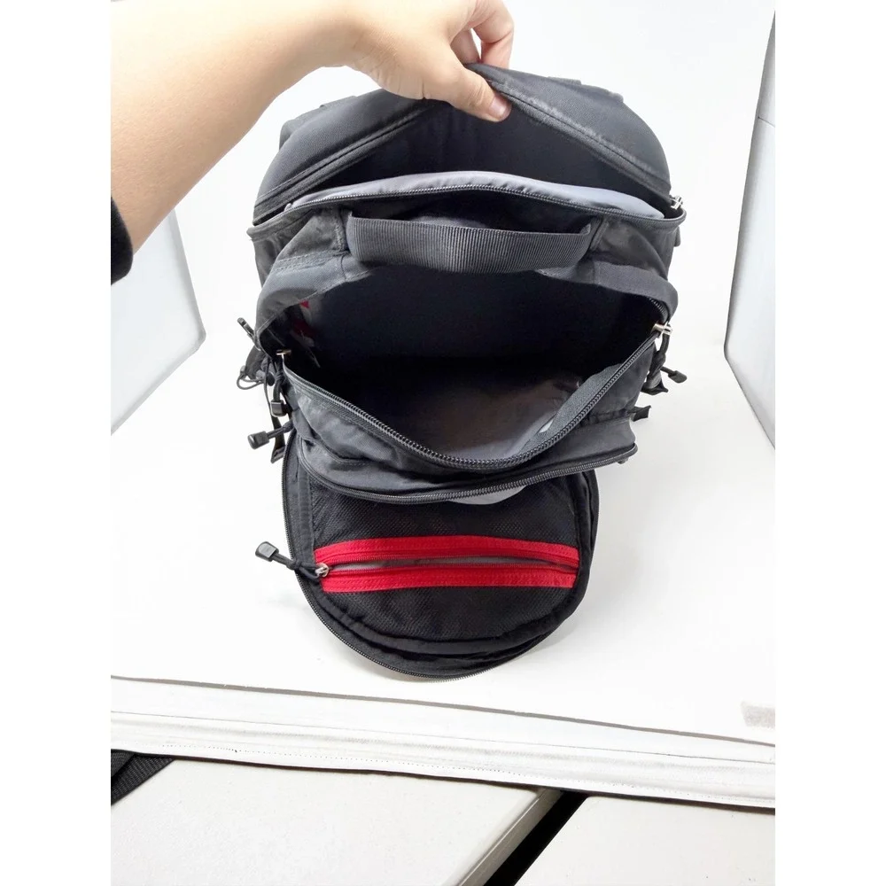 The North Face Mens Surge Backpack Black Laptop School Travel Hiking Daypack Bag